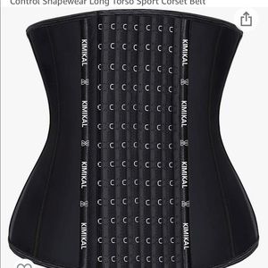 Brand new black waist trainer with extender